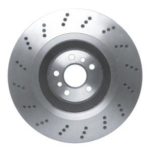 BMW X3 Brake Rotor (1) - Right Rear - R1 Concepts - Drilled - `20-`25
